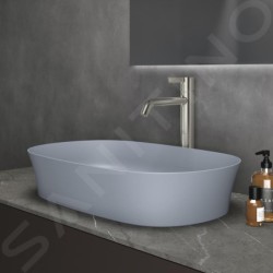 Ideal Standard Ipalyss - Lavabo à poser, 600x380 mm, sans trop-plein, Powder E1396X8