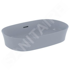 Ideal Standard Ipalyss - Lavabo à poser, 600x380 mm, avec trop-plein, Powder E1397X8