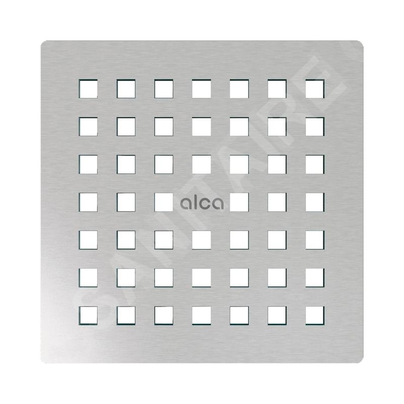 Alcadrain Grilles - Grille 102x102 mm, acier inoxydable MPV014