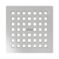 Alcadrain Grilles - Grille 102x102 mm, acier inoxydable MPV014
