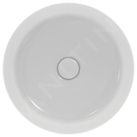 Ideal Standard Ipalyss - Vasque, diamètre 400 mm, sans trop-plein, blanc mat E1398V1