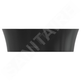 Ideal Standard Ipalyss - Vasque, diamètre 400 mm, sans trop-plein, noir mat E1398V3