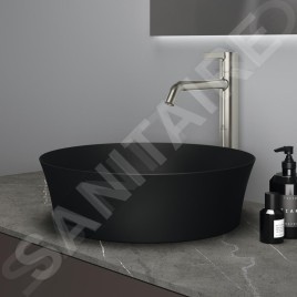 Ideal Standard Ipalyss - Vasque, diamètre 400 mm, sans trop-plein, noir mat E1398V3