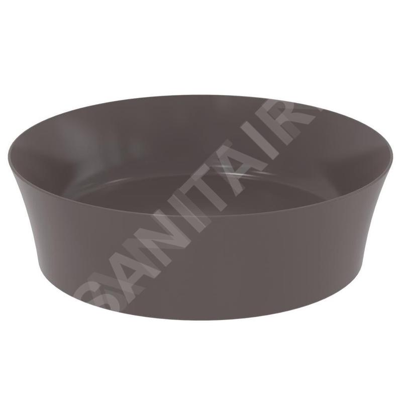 Ideal Standard Ipalyss - Vasque, diamètre 400 mm, sans trop-plein, slate grey E1398V5 Ideal Standard Ipalyss - Vasque, diamètre 400 mm, sans trop-plein, slate grey E1398V5