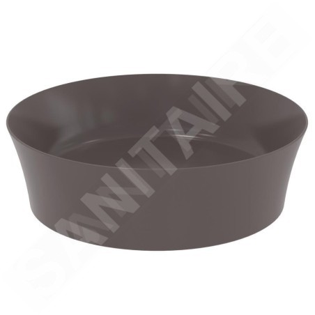 Ideal Standard Ipalyss - Vasque, diamètre 400 mm, sans trop-plein, slate grey E1398V5