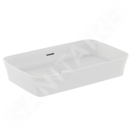 Ideal Standard Ipalyss - Lavabo à poser, 650x400 mm, avec trop-plein, E1887V1