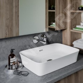 Ideal Standard Ipalyss - Lavabo à poser, 650x400 mm, avec trop-plein, E1887V1