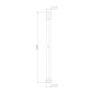 Sapho Softflex - Flexible de douche, 150 cm, doré 1208-19