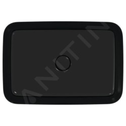 Ideal Standard Ipalyss - Lavabo à poser, 550x380 mm, sans trop-plein, noir mat E2076V3