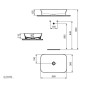 Ideal Standard Ipalyss - Lavabo à poser, 550x380 mm, sans trop-plein, Kashmir E2076V4 Ideal Standard Ipalyss - Lavabo à poser, 550x380 mm, sans trop-plein, Kashmir E2076V4