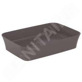 Ideal Standard Ipalyss - Lavabo à poser, 550x380 mm, sans trop-plein, slate grey E2076V5