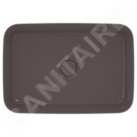 Ideal Standard Ipalyss - Lavabo à poser, 550x380 mm, sans trop-plein, slate grey E2076V5