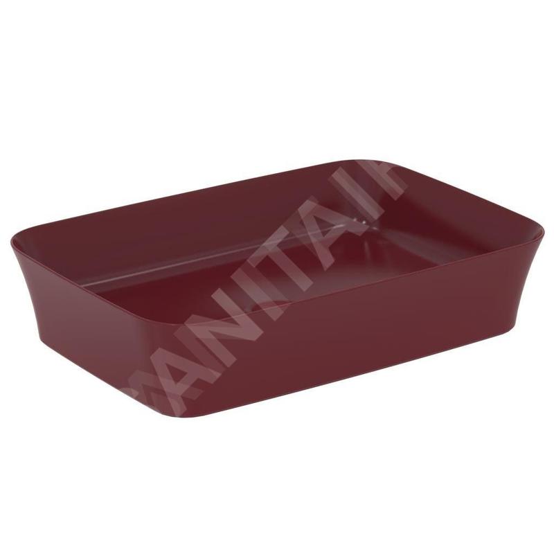 Ideal Standard Ipalyss - Lavabo à poser, 550x380 mm, sans trop-plein, Pomegranate E2076V6 Ideal Standard Ipalyss - Lavabo à poser, 550x380 mm, sans trop-plein, Pomegranate E2076V6