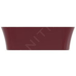 Ideal Standard Ipalyss - Lavabo à poser, 550x380 mm, sans trop-plein, Pomegranate E2076V6