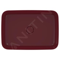 Ideal Standard Ipalyss - Lavabo à poser, 550x380 mm, sans trop-plein, Pomegranate E2076V6