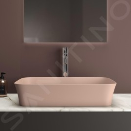 Ideal Standard Ipalyss - Lavabo à poser, 550x380 mm, sans trop-plein, Nude E2076V7