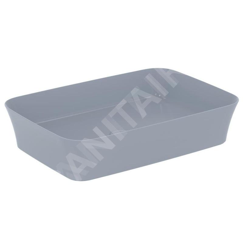 Ideal Standard Ipalyss - Lavabo à poser, 550x380 mm, sans trop-plein, Powder E2076X8 Ideal Standard Ipalyss - Lavabo à poser, 550x380 mm, sans trop-plein, Powder E2076X8