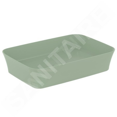 Ideal Standard Ipalyss - Lavabo à poser, 550x380 mm, sans trop-plein, Sage E2076X9