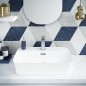 Ideal Standard Ipalyss - Lavabo à poser, 550x380 mm, avec trop-plein, trou pour robinet, blanc mat E2077V1 Ideal Standard Ipalyss - Lavabo à poser, 550x380 mm, avec trop-plein, trou pour robinet, blanc mat E2077V1