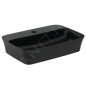 Ideal Standard Ipalyss - Lavabo à poser, 550x380 mm, avec trop-plein, trou pour robinet, noir mat E2077V3 Ideal Standard Ipalyss - Lavabo à poser, 550x380 mm, avec trop-plein, trou pour robinet, noir mat E2077V3