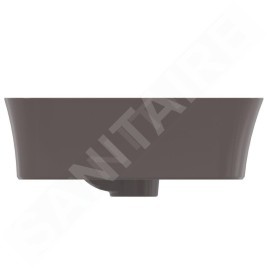 Ideal Standard Ipalyss - Lavabo à poser, 550x380 mm, avec trop-plein, trou pour robinet, slate grey E2077V5