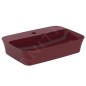 Ideal Standard Ipalyss - Lavabo à poser, 550x380 mm, avec trop-plein, trou pour robinet, Pomegranate E2077V6