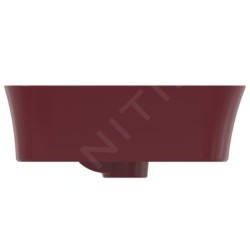 Ideal Standard Ipalyss - Lavabo à poser, 550x380 mm, avec trop-plein, trou pour robinet, Pomegranate E2077V6