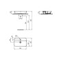 Ideal Standard Ipalyss - Lavabo à poser, 550x380 mm, avec trop-plein, trou pour robinet, Nude E2077V7 Ideal Standard Ipalyss - Lavabo à poser, 550x380 mm, avec trop-plein, trou pour robinet, Nude E2077V7