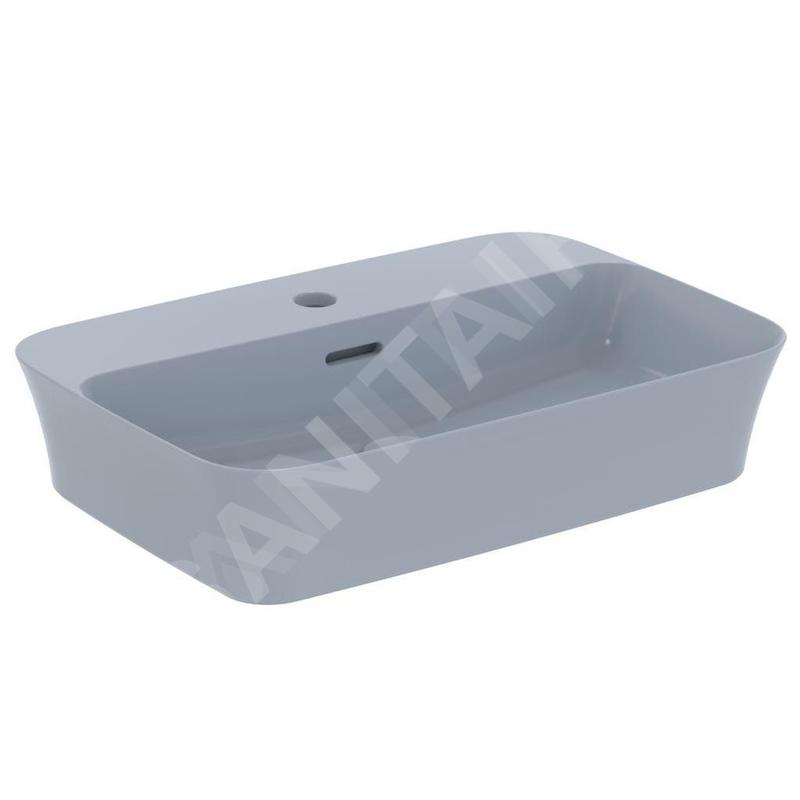 Ideal Standard Ipalyss - Lavabo à poser, 550x380 mm, avec trop-plein, trou pour robinet, Powder E2077X8 Ideal Standard Ipalyss - Lavabo à poser, 550x380 mm, avec trop-plein, trou pour robinet, Powder E2077X8