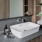 Ideal Standard Ipalyss - Lavabo à poser, 550x380 mm, avec trop-plein, blanc mat E2078V1 Ideal Standard Ipalyss - Lavabo à poser, 550x380 mm, avec trop-plein, blanc mat E2078V1
