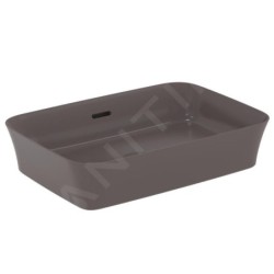Ideal Standard Ipalyss - Lavabo à poser, 550x380 mm, avec trop-plein, slate grey E2078V5