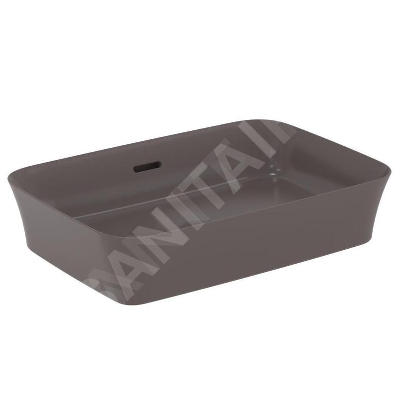 Ideal Standard Ipalyss - Lavabo à poser, 550x380 mm, avec trop-plein, slate grey E2078V5 Ideal Standard Ipalyss - Lavabo à poser, 550x380 mm, avec trop-plein, slate grey E2078V5