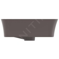Ideal Standard Ipalyss - Lavabo à poser, 550x380 mm, avec trop-plein, slate grey E2078V5