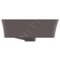 Ideal Standard Ipalyss - Lavabo à poser, 550x380 mm, avec trop-plein, slate grey E2078V5 Ideal Standard Ipalyss - Lavabo à poser, 550x380 mm, avec trop-plein, slate grey E2078V5