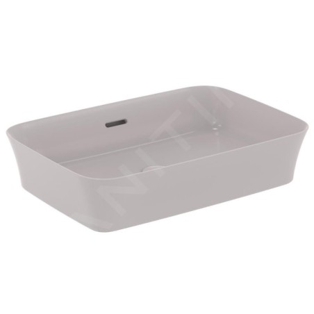 Ideal Standard Ipalyss - Lavabo à poser, 550x380 mm, avec trop-plein, Concrete E2078V9