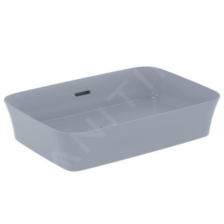 Ideal Standard Ipalyss - Lavabo à poser, 550x380 mm, avec trop-plein, Powder E2078X8