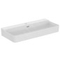 Ideal Standard Conca Ceram - Lavabo 1000x450 mm, avec trop-plein, trou pour robinet, blanc T369301 Ideal Standard Conca Ceram - Lavabo 1000x450 mm, avec trop-plein, trou pour robinet, blanc T369301