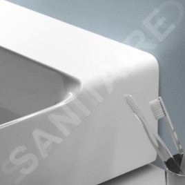 Ideal Standard Conca Ceram - Lavabo 1000x450 mm, avec trop-plein, trou pour robinet, blanc T369301