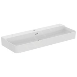 Ideal Standard Conca Ceram - Lavabo 1200x450 mm, avec trop-plein, trou pour robinet, blanc T369401