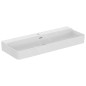 Ideal Standard Conca Ceram - Lavabo 1200x450 mm, avec trop-plein, trou pour robinet, blanc T369401 Ideal Standard Conca Ceram - Lavabo 1200x450 mm, avec trop-plein, trou pour robinet, blanc T369401