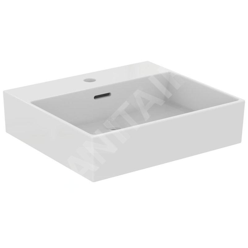 Ideal Standard Extra - Lavabo 500x450 mm, avec trop-plein, trou pour robinet, blanc T372601 Ideal Standard Extra - Lavabo 500x450 mm, avec trop-plein, trou pour robinet, blanc T372601