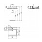 Ideal Standard Extra - Lavabo 500x450 mm, avec trop-plein, trou pour robinet, blanc T372601 Ideal Standard Extra - Lavabo 500x450 mm, avec trop-plein, trou pour robinet, blanc T372601