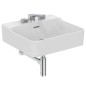 Ideal Standard Conca Ceram - Lavabo 500x450 mm, avec trop-plein, 3 trous pour robinet, blanc T378301 Ideal Standard Conca Ceram - Lavabo 500x450 mm, avec trop-plein, 3 trous pour robinet, blanc T378301