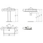 Ideal Standard Conca Ceram - Lavabo 800x450 mm, avec trop-plein, 3 trous pour robinet, blanc T379301 Ideal Standard Conca Ceram - Lavabo 800x450 mm, avec trop-plein, 3 trous pour robinet, blanc T379301