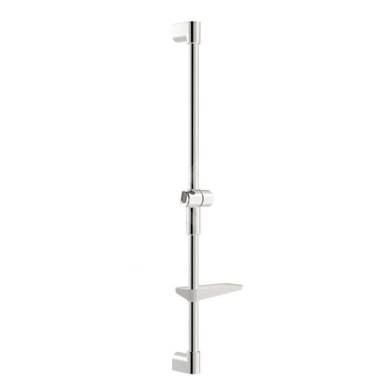 Hansa Viva - Barre de douche 97 cm, avec étagère, chrome 44130200