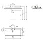 Ideal Standard Conca Ceram - Lavabo 1000x450 mm, avec trop-plein, 3 trous pour robinet, blanc T379801 Ideal Standard Conca Ceram - Lavabo 1000x450 mm, avec trop-plein, 3 trous pour robinet, blanc T379801