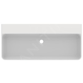 Ideal Standard Conca Ceram - Lavabo 1000x450 mm, avec trop-plein, sans trou pour robinet, blanc T379901