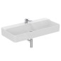 Ideal Standard Conca Ceram - Lavabo 1000x450 mm, sans trop-plein, trou pour robinet, blanc T380001 Ideal Standard Conca Ceram - Lavabo 1000x450 mm, sans trop-plein, trou pour robinet, blanc T380001