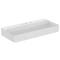Ideal Standard Conca Ceram - Lavabo 1000x450 mm, sans trop-plein, 3 trous pour robinet, blanc T380101 Ideal Standard Conca Ceram - Lavabo 1000x450 mm, sans trop-plein, 3 trous pour robinet, blanc T380101