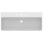 Ideal Standard Conca Ceram - Lavabo 1000x450 mm, sans trop-plein, 3 trous pour robinet, blanc T380101 Ideal Standard Conca Ceram - Lavabo 1000x450 mm, sans trop-plein, 3 trous pour robinet, blanc T380101